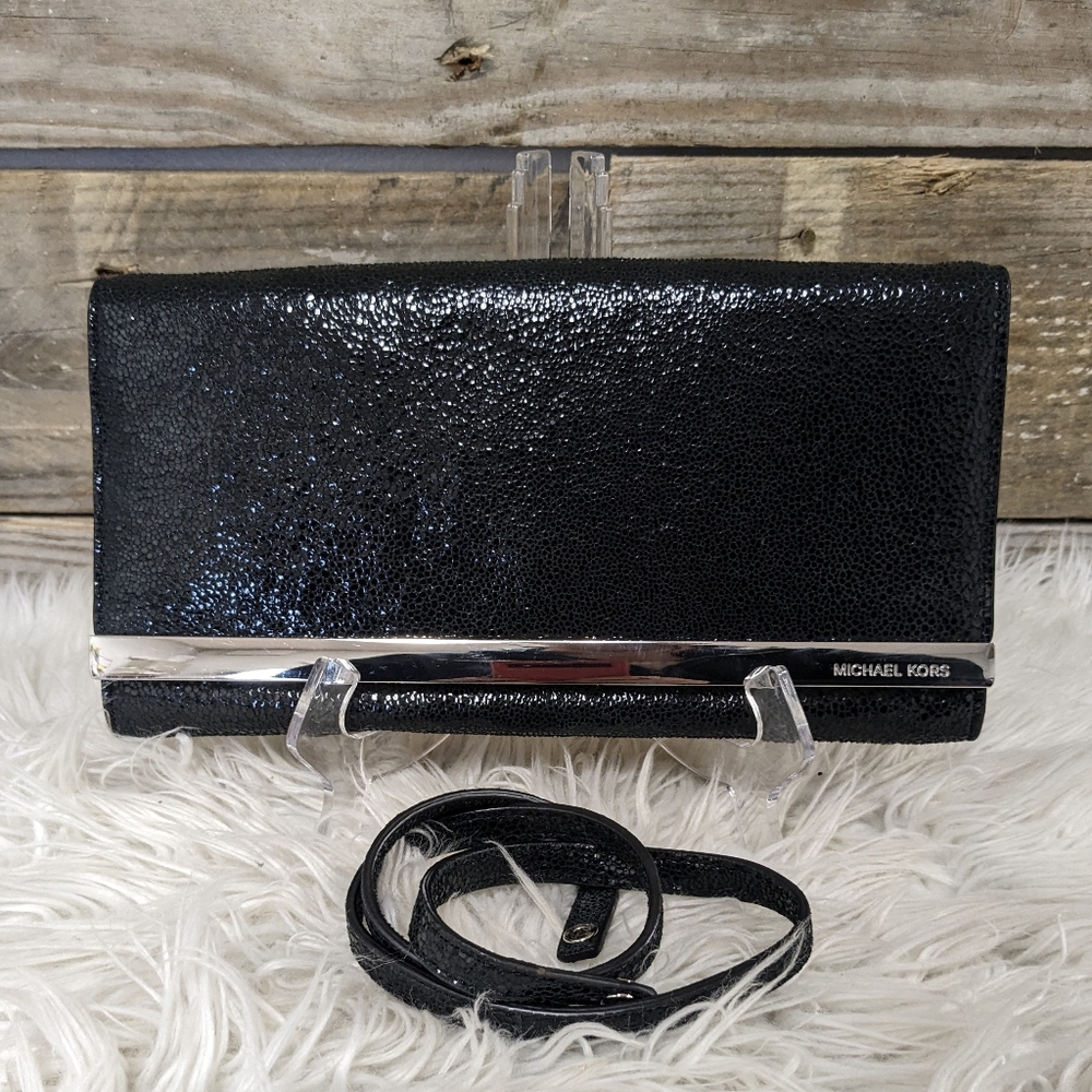 Michael Kors Convertible Clutch Shoulder Bag